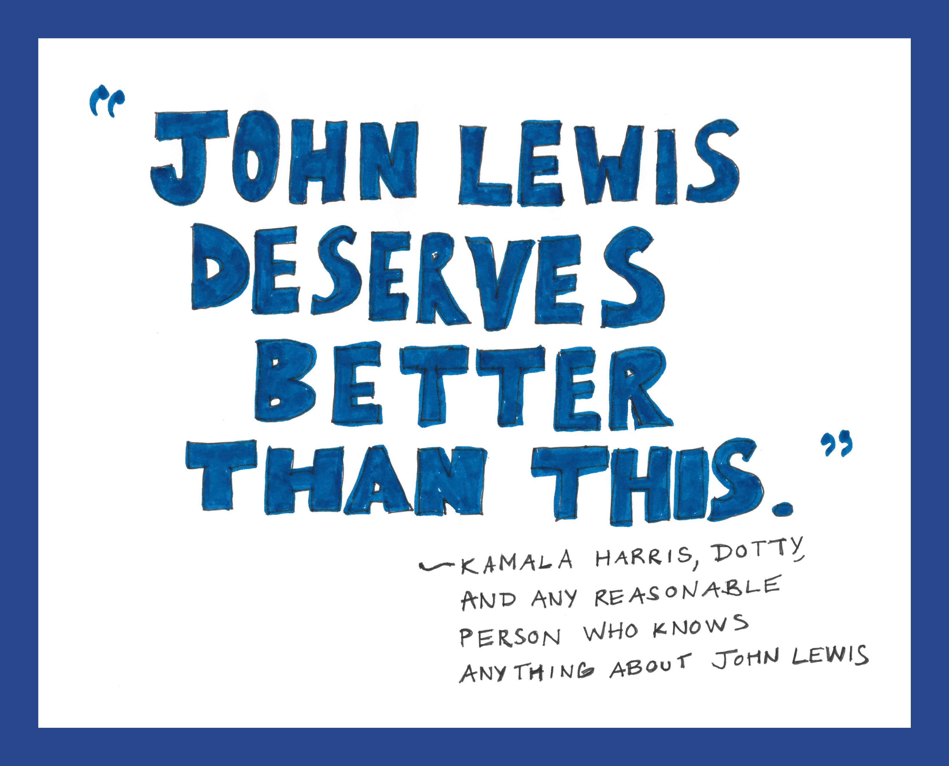 John Lewis Deserves Better